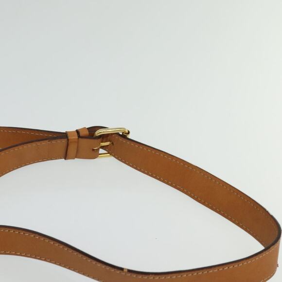 CELINE Macadam Canvas Shoulder Bag Pvc Leather Brown Gold - Picture 8 of 12